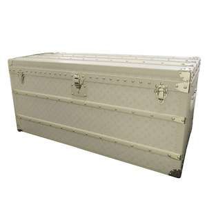 Louis Vuitton Clier Rosine Taigarama Trunk Monogram Eclipse White